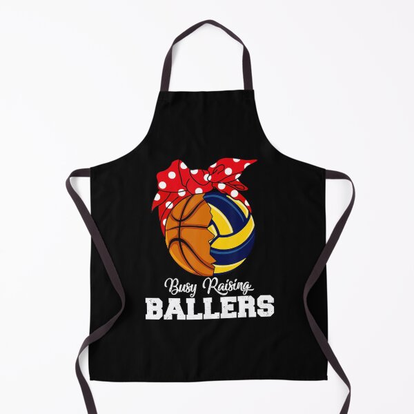 Item preview, Basketball Volleyball Busy Raising Ballers Mothers Day Sticker designed and sold by monica45je.