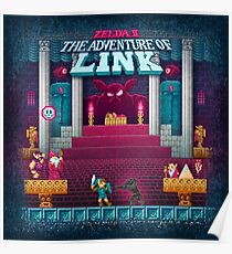 The Link Adventure of Zelda, too Poster