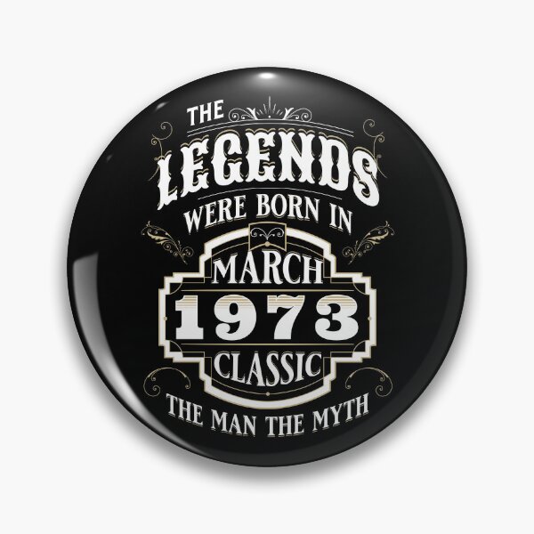 Item preview, The Legends Were Born In March 1973 Birthday Quotes For Men Women Vintage designed and sold by JooArtPrints  ★★★★★.