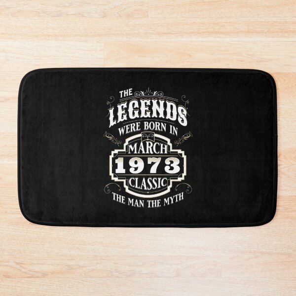 Item preview, The Legends Were Born In March 1973 Birthday Quotes For Men Women Vintage designed and sold by JooArtPrints  ★★★★★.