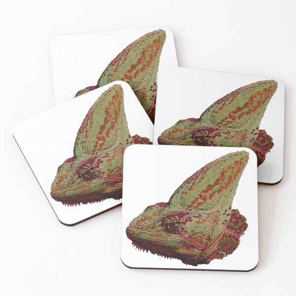 Item preview, Chameleon head, reptile designs, reptile casual wear designed and sold by Kirei-Lily.