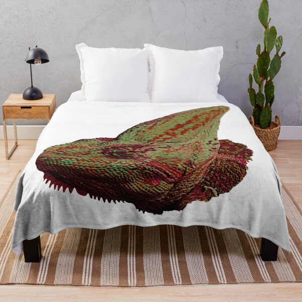 Item preview, Chameleon head, reptile designs, reptile casual wear designed and sold by Kirei-Lily.