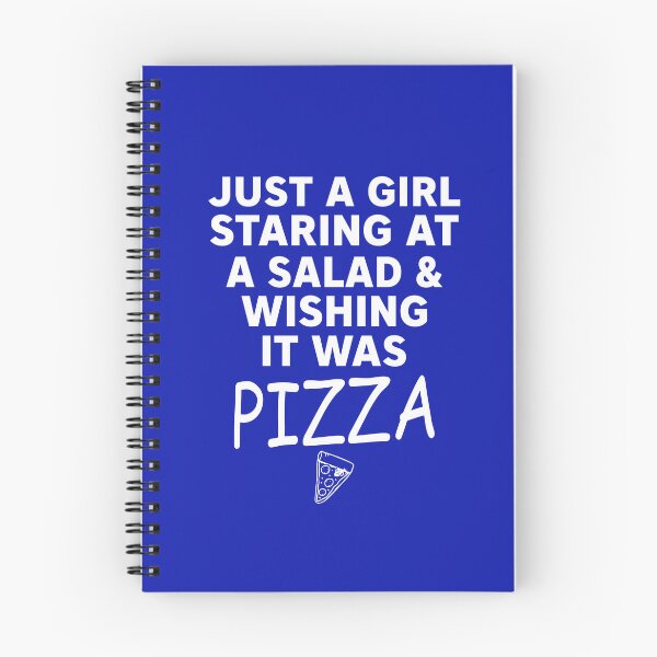 Item preview, Just A Girl Staring At A Salad & Wishing It Was Pizza designed and sold by Moeez Javed.