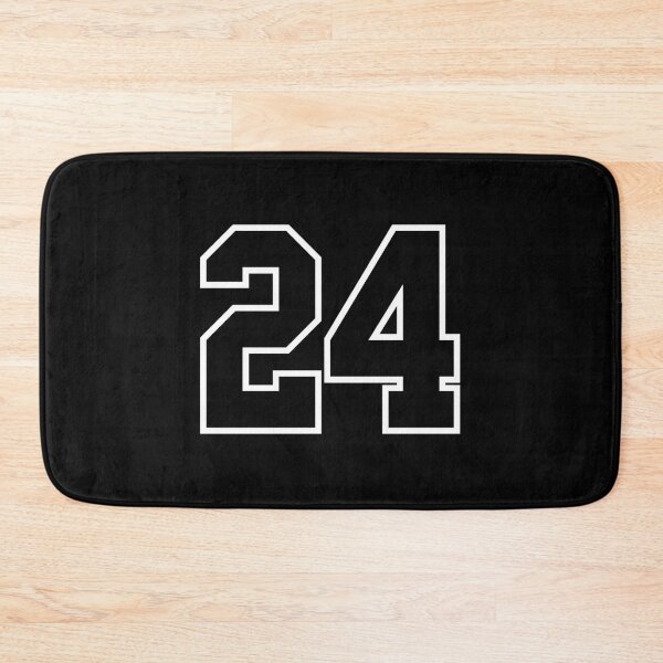 Item preview, Jersey Number 24 Twenty-Four Red Black Sporty Classic T-Shirt designed and sold by dianesandraon.