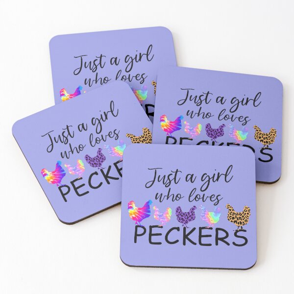 Item preview, Just A Girl Who Loves Peckers designed and sold by Moeez Javed.