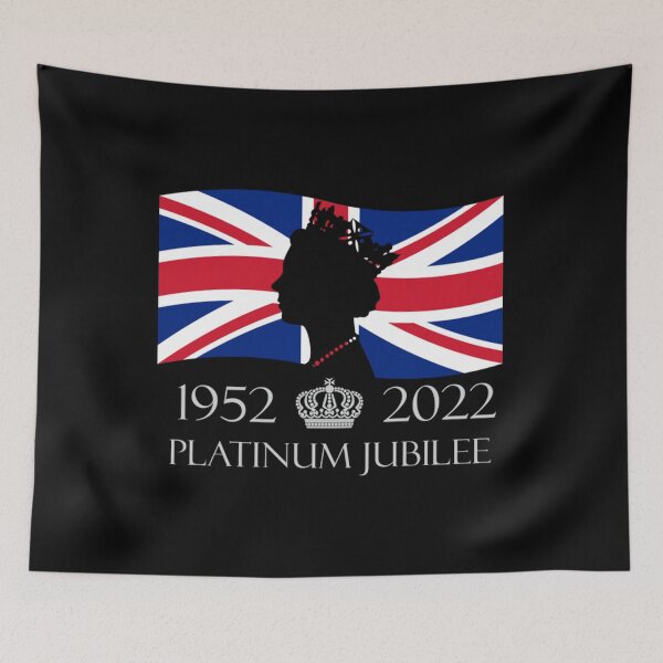 Item preview, Queen's Platinum Jubilee UK Flag designed and sold by JamauDS.