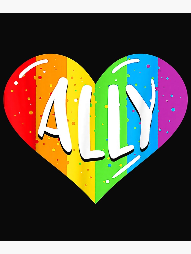 LGBTQ Ally T-Shirt For Gay Pride Men Women Children LGBTQ Ally T-Shirt For Gay Pride Men Women Children