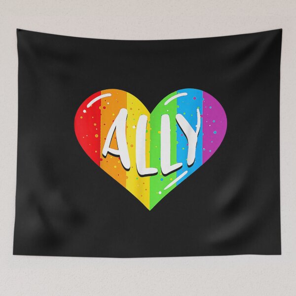 Item preview, LGBTQ Ally For Gay Pride Men Women Children T-Shirt designed and sold by Knight-Saverin.