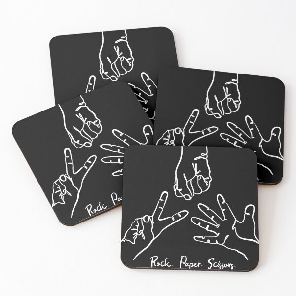 Item preview, Rock Paper Scissors game line drawing  designed and sold by SibMa.