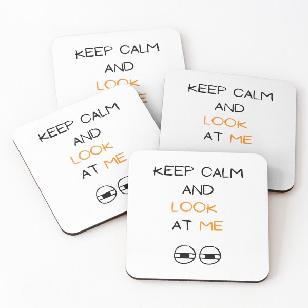 Item preview, keep calm and look at me designed and sold by Batartiste.