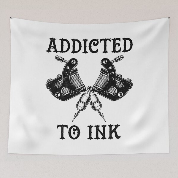 Item preview, Cool Addicted To Ink Funny Tattoo Artist Gift designed and sold by GardNewerd.