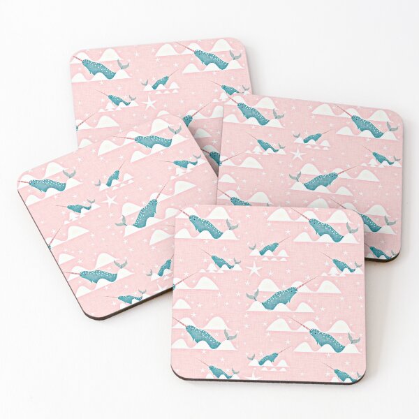 Item preview, Narwhal pink texture designed and sold by susycosta.