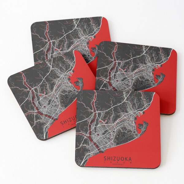 Item preview, Shizuoka City Map Japan - Oriental designed and sold by deMAP.