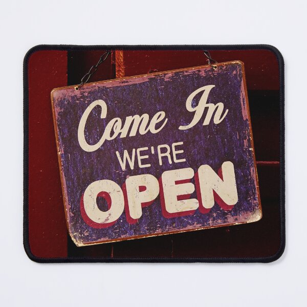 Item preview, Come In We Are Open Vintage Bar Sign designed and sold by CarolinaReina.