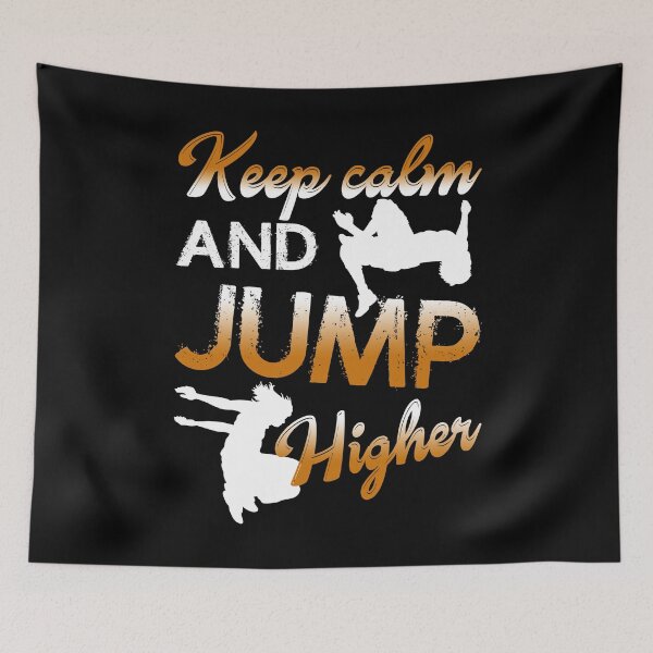 Item preview, Parkour Keep Calm And Jump Higher designed and sold by UnknownArtistt.