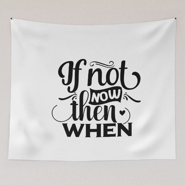 Item preview, If not now then when classic t-shirt  designed and sold by MONDART.