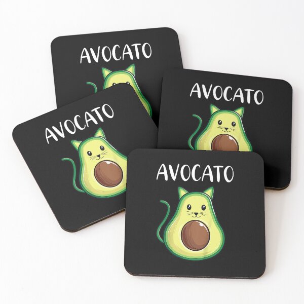 Item preview, Avocato Women Men Funny Avocado Cat Vegetarian Vegan  designed and sold by AdonisShop.