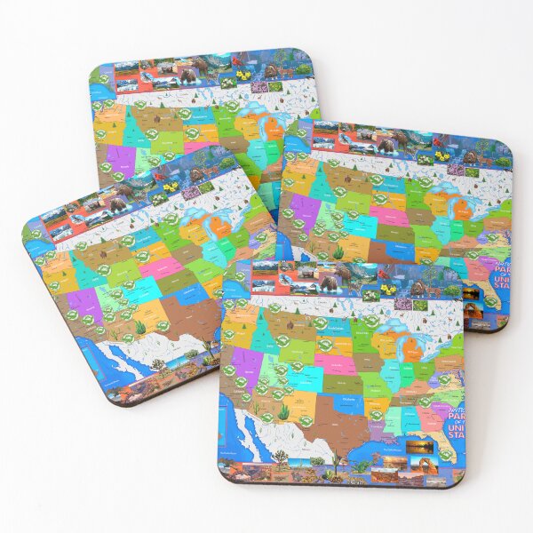 Item preview, National Parks of the USA Version 2 designed and sold by GeraldNewtonArt.