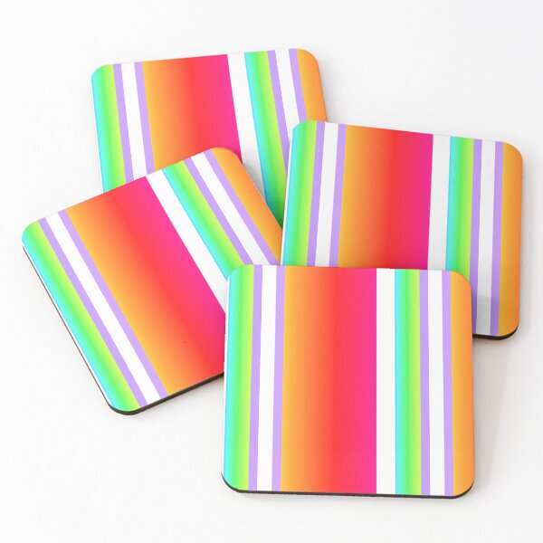 Item preview, Contrast bright multicolored stripes | contrast colorful vertical striped designed and sold by lausn.