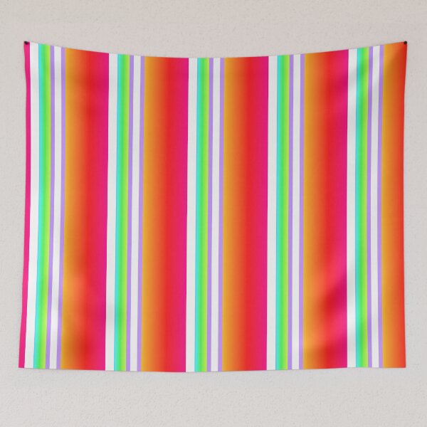 Item preview, Contrast bright multicolored stripes | contrast colorful vertical striped designed and sold by lausn.