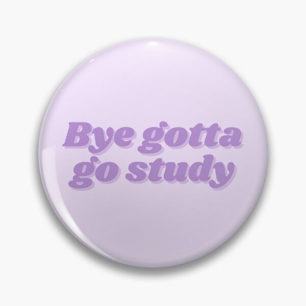 Item preview, Bye gotta go study pastel purple designed and sold by Holly-berry-art.