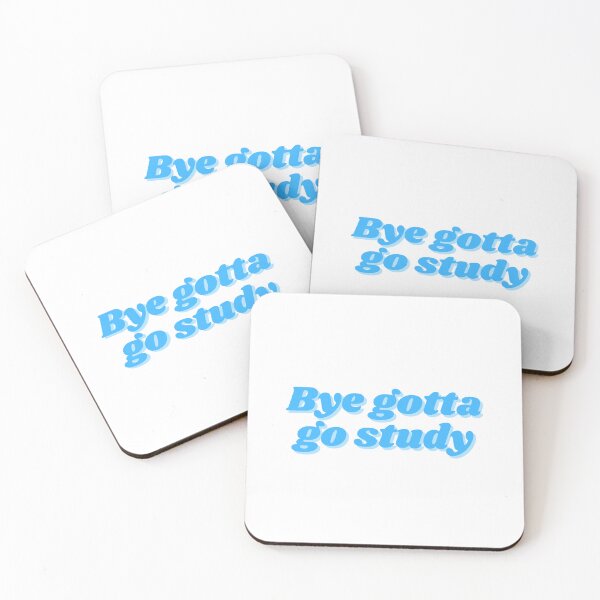 Item preview, Bye gotta go study pastel blue designed and sold by Holly-berry-art.