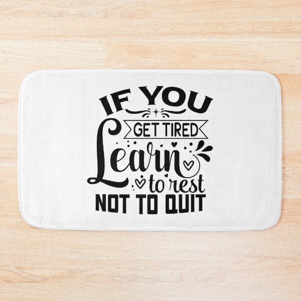 Item preview, If you get tired learn how to rest not to quit  clock designed and sold by MONDART.