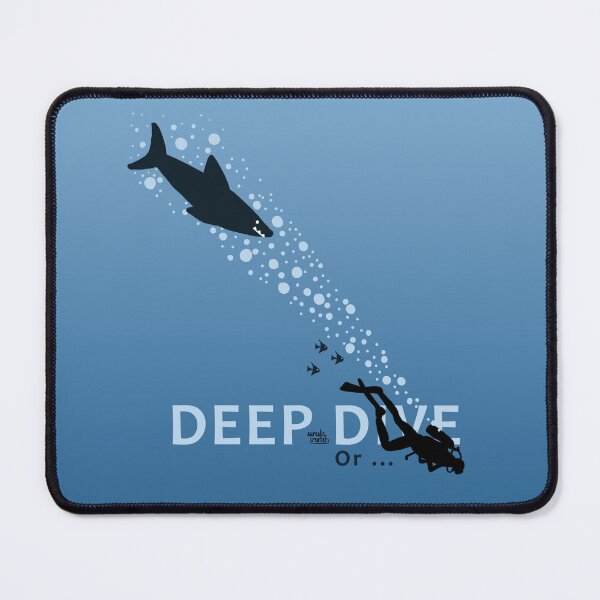 Item preview, Dive or die - The shark is in pursuit designed and sold by Aurealis Creatief.