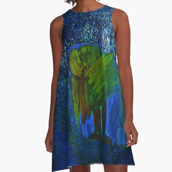 TIRED ANGEL A-Line Dress