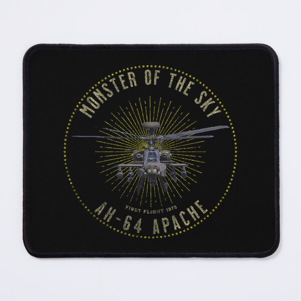Item preview, AH-64 Apache Gunship Monster Helicopter Black designed and sold by Coffee Partee.