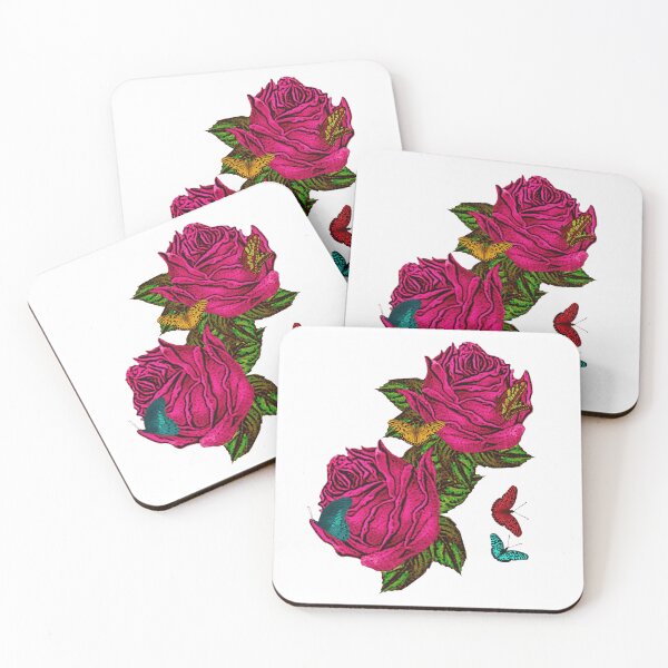 Item preview, Rose patterns with butterflies, beautiful rose outfits, best mother's day gifts designed and sold by Kirei-Lily.
