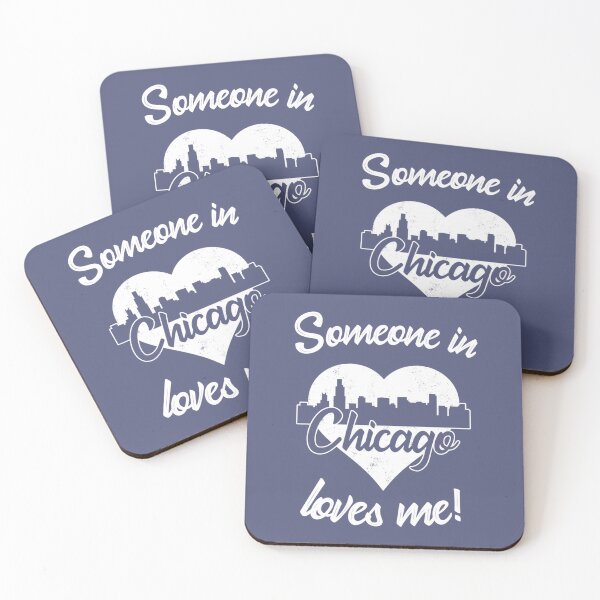Item preview, Someone In Chicago Illinois Loves Me Heart Skyline designed and sold by EconTell.