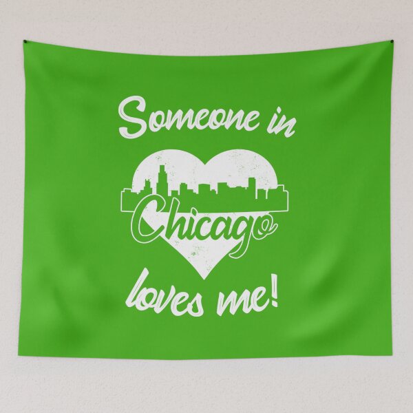 Item preview, Someone In Chicago Illinois Loves Me Heart Skyline designed and sold by EconTell.