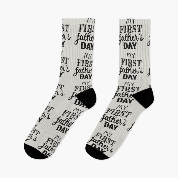 Item preview, My First Father's Day Black Text Design, Great Design For First Time Dads, Perfect For Father's Day designed and sold by TrulyEpoque.