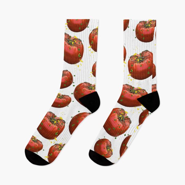 Item preview, Tomato pattern, chef outfits, veggy pattern women designed and sold by Kirei-Lily.