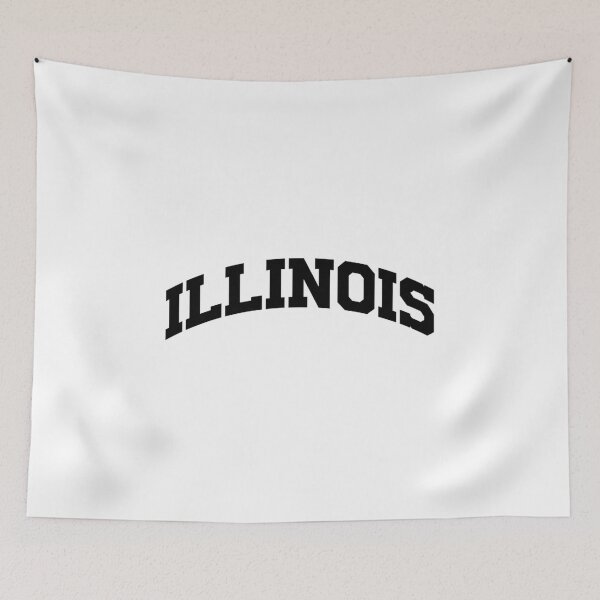 Item preview, Illinois Gift, College University Text Sports Design Premium designed and sold by EconTell.