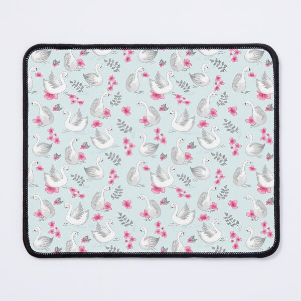 Item preview, Watercolour swan pattern designed and sold by CheekyColours.