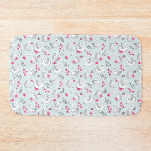 Item preview, Watercolour swan pattern designed and sold by CheekyColours.