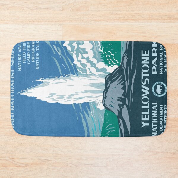 Item preview, Yellowstone National Park Vintage WPA Poster designed and sold by JordanHolmes.