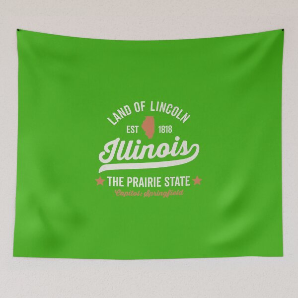 Item preview, Illinois Vintage Sports Design The Prairie State America Drk  designed and sold by EconTell.