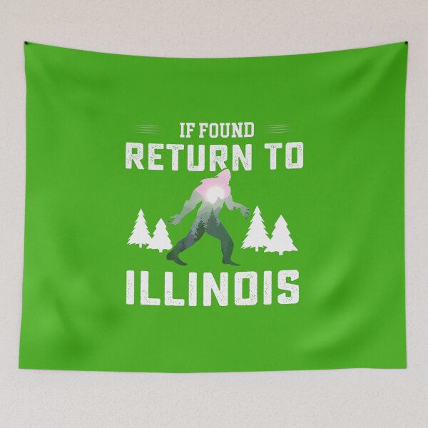 Item preview, Sasquatch If Found Return To Illinois designed and sold by EconTell.