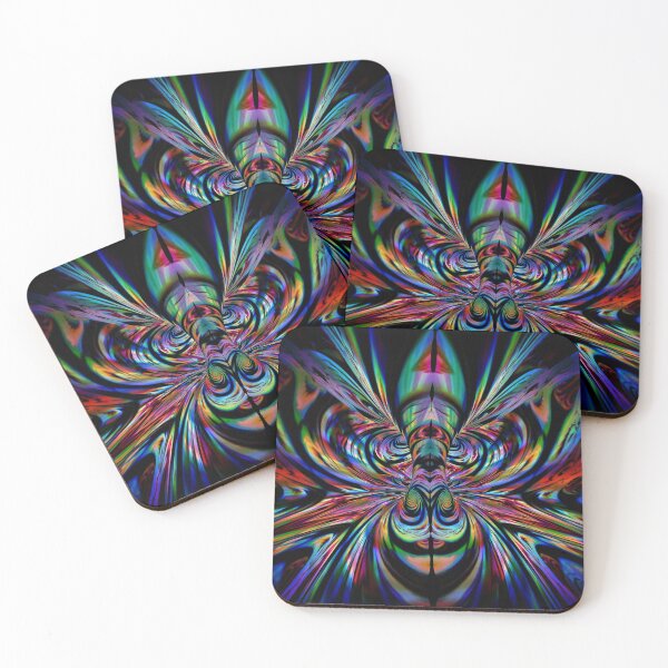 Aperçu de l'œuvre Avion irisé | Cool Trippy Fractal Alien Art créée et vendue par hatodesigns.