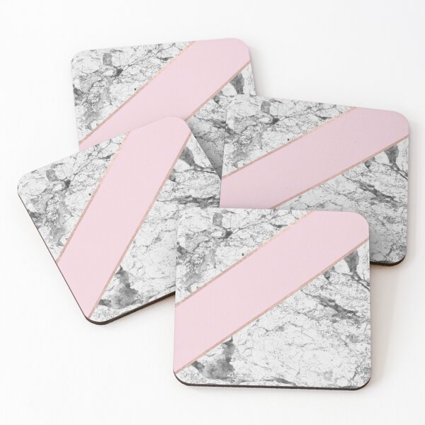 Item preview, Celestial rose - dramatic white marble designed and sold by marbleco.