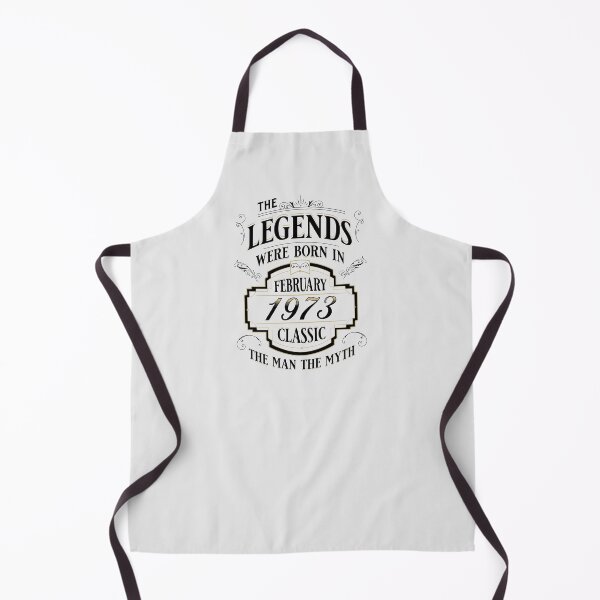 Item preview, The Legends Were Born In February 1973 Birthday Quotes For Men Women Retro designed and sold by JooArtPrints  ★★★★★.