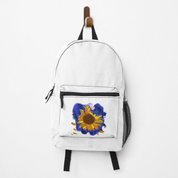 Item preview, Sunflower motif with BG, give away flowers, summery shirts designed and sold by Kirei-Lily.