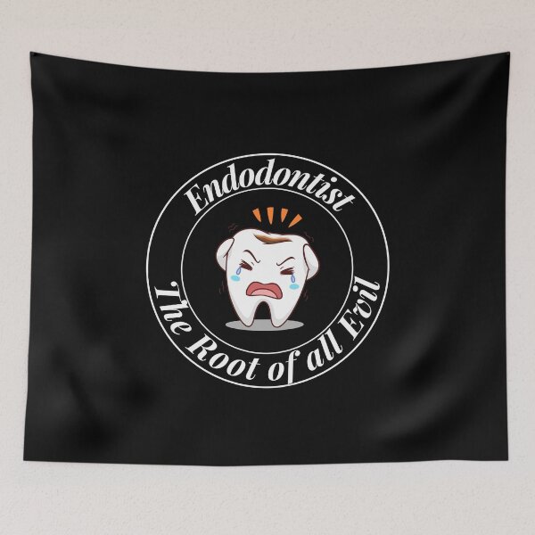 Item preview, Endodontist the Root of all Evil designed and sold by Profession-Co.