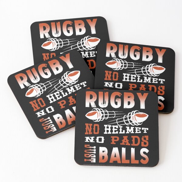 Item preview, Rugby No Helmet No Pads Just Balls designed and sold by UnknownArtistt.