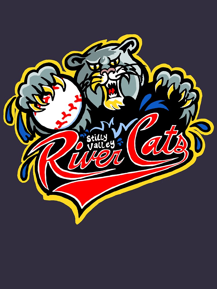 "River Cats Baseball" Tshirt by Boekenoogen Redbubble