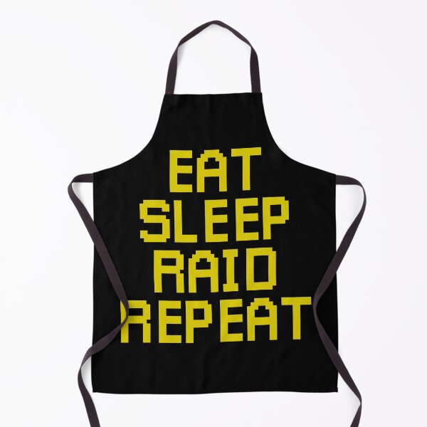 Item preview, Eat, Sleep, Raid, Repeat. (Yellow Version) designed and sold by VEPOH.