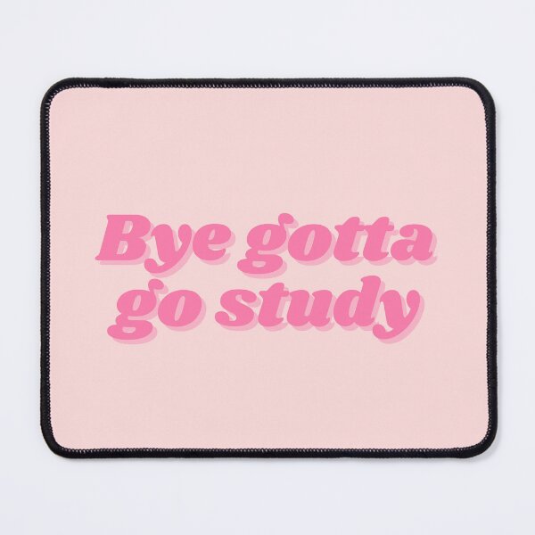 Item preview, Bye gotta go study pastel pink designed and sold by Holly-berry-art.
